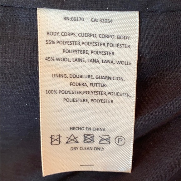 Bomber style boiled wool jacket - Picture 7 of 10